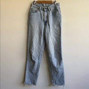Levi’s 501 Original Straight Leg Jeans Light Wash